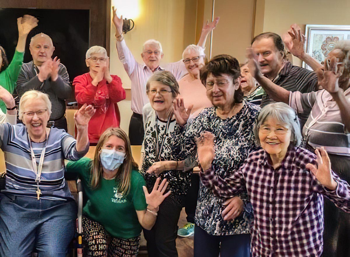 Laughter yoga for seniors